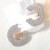  occidental style fashion brief wind big glass Alloy fully-jewelled high woman ear stud