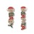 christmas brief fashion Alloy beads unique Word earring     lovely trend samll woman