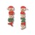 christmas brief fashion Alloy beads unique Word earring     lovely trend samll woman