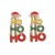 occidental style christmas creative lovely Alloy embed zircon beads Word unique woman style earring