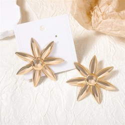  occidental style brief fashion retro wind Metal textured flowers sun flower e..