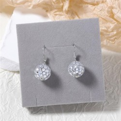 occidental style christmas mirror Beads fashion temperament earrings brief all..