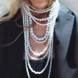 occidental styleins temperament wind imitate Pearl retro Pearl necklace   exag..