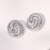 occidental style retro high earrings personality temperament geometry stainless steel ear stud woman