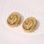 occidental style retro high earrings personality temperament geometry stainless steel ear stud woman