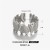 occidental style fashion stainless steel love ring day gift heart-shaped opening titanium steel