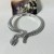 occidental style wind exaggerating personality diamond snake opening elasticity Collar high fashion temperament