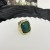 occidental style samll Metal square resin gem opening ring high