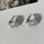  retro samll Irregular earrings high temperament all-Purpose circle buckle