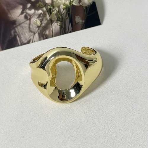 occidental style fashion retro hollow Peach heart Irregular Oval opening bangle temperament wind woman
