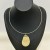 occidental style samll Metal surface geometry pendant Collar high wind necklace