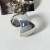 occidental style brief Metal surface geometry width bangle temperament opening