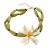  exaggerating flowers resin earrings necklace bracelet lady