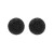 Autumn and Winter temperament half Round pure color Rhinestone ear stud trend fashion earrings