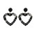 leopard love earrings occidental style high earring fashion retro all-Purpose Earring woman