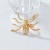 personality exaggerating temperament Alloy gold spider pendant necklace ring brooch earrings set