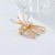 personality exaggerating temperament Alloy gold spider pendant necklace ring brooch earrings set
