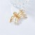 personality exaggerating temperament Alloy gold spider pendant necklace ring brooch earrings set