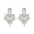 trend diamond fully-jewelled earrings occidental style exaggerating Earring woman luxurious
