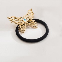 Korean style fashion brief bow Metal rope personality high sweet temperament c..