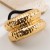 occidental style personality Metal geometry head rope high elasticity circle all-Purpose fashion high temperamen