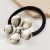 Korean style wind flowers Metal circle high all-Purpose head rope half head