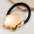 (gold   Flower)Korean style wind flowers Metal circle high all-Purpose head rope half head