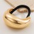 Korean style geometry surface Metal circle temperament all-Purpose high elasticity head rope Autumn and Winter