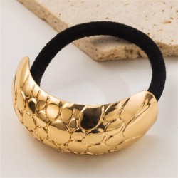 Korean style wind fashion Metal circle high elasticity rope all-Purpose temper..