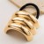 occidental style personality Oval surface Metal rope woman high elasticity circle Autumn and Winter all-Purpo