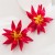 temperament Double layer flowers ear stud color resin exaggerating earrings Bohemian style silver Earring woman