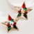 occidental style Alloy diamond Five-pointed star earrings woman exaggerating fully-jewelled high