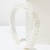 Korean style fashion brief Pearl samll all-Purpose Headband personality big samll Pearl weave twisted Headband