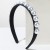 Korean style fashion brief Pearl samll all-Purpose Headband personality big samll Pearl weave twisted Headband