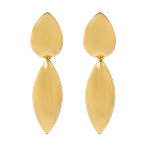 E occidental style Metal geometry surface drop earrings  personality temperament all-Purpose earrings