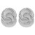 E Metal pattern exaggerating temperament lady earrings  occidental style fashion Earring