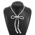  fashion Pearl bow necklace woman  elegantlayered  earl