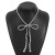  fashion Pearl bow necklace woman  elegantlayered  earl