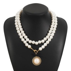 fashion fashion temperament Pearl necklace  samll high all-Purpose chain
