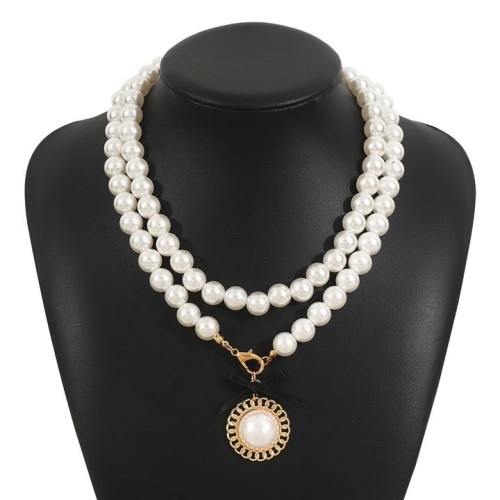 fashion fashion temperament Pearl necklace  samll high all-Purpose chain