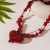occidental style exaggerating Acrylic love Double layer Irregular geometry necklace personality sam