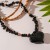 occidental style exaggerating Acrylic love Double layer Irregular geometry necklace personality sam