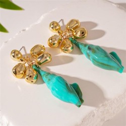 occidental style Acrylic Irregular earrings personality wind temperament high ..
