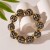 retro leopard Acrylic beads elasticity bracelet occidental style brief samll temperame