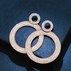  bride circle lady crystal high earrings Earring earringerm