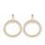 occidental style earrings personality brief exaggerating circle circle earring circle Earringern