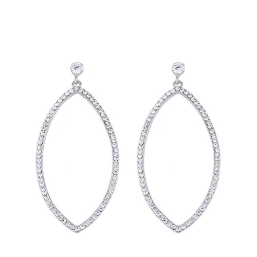  fashion bride earrings woman brief all-Purpose crystal Earring circleer