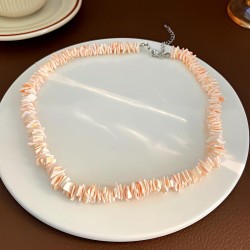 occidental style natural Shells necklace handmade Hawaii clavicle chain person..