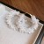 silver woolen twining circle ear stud retro fashion temperament earrings high samll Earring 