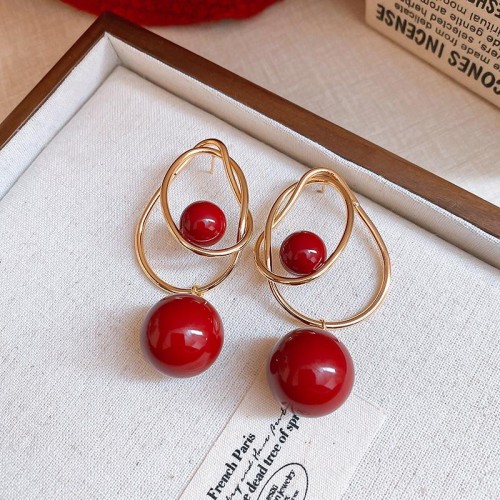silver drop Pearl ear stud woman samll fashion all-Purpose earring earrings high Earring